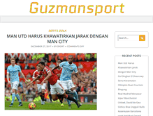 Tablet Screenshot of guzmansport.com